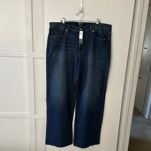 Banana Republic Indigo Wide Leg Jeans